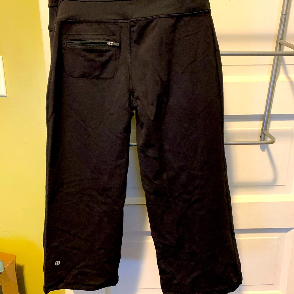 Lululemon flare yoga capris